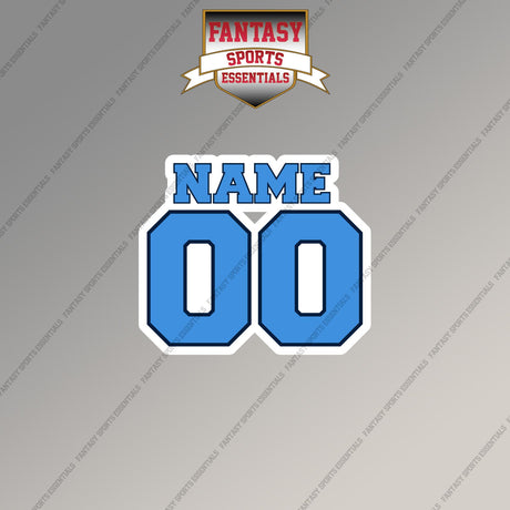 Tennessee Titans Personalized Current Name and Number Magnets