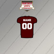 Texas A&M Aggies Football Personalized Current Home Jersey Magnets