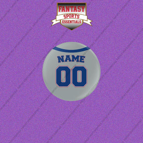 Texas Rangers Personalized Current Away Jersey Buttons