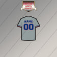 Texas Rangers Personalized Current Away Jersey Magnets
