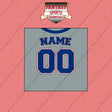 Texas Rangers Personalized Current Away Jersey Wall Art Prints