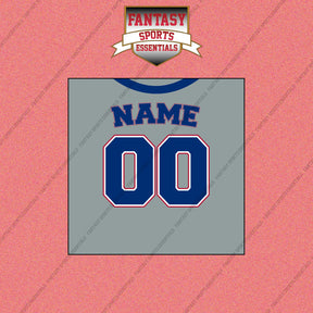 Texas Rangers Personalized Current Away Jersey Wall Art Prints