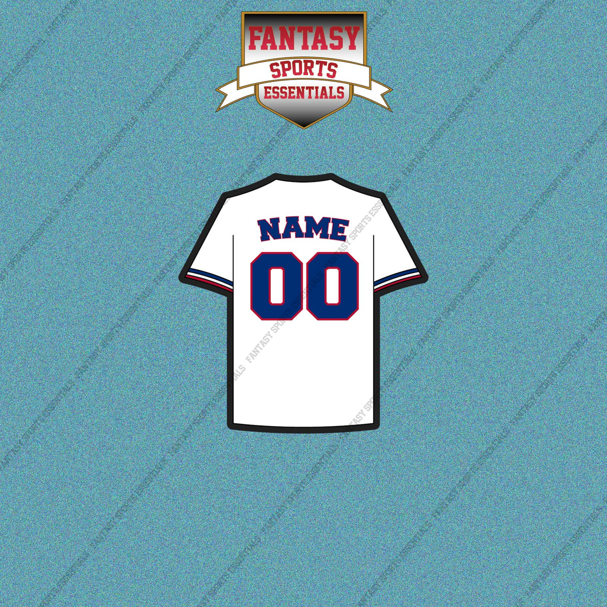 Texas Rangers Personalized Current Home Jersey Car Decals