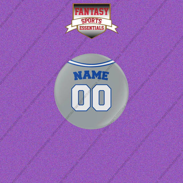 Toronto Blue Jays Personalized Current Away Jersey Buttons
