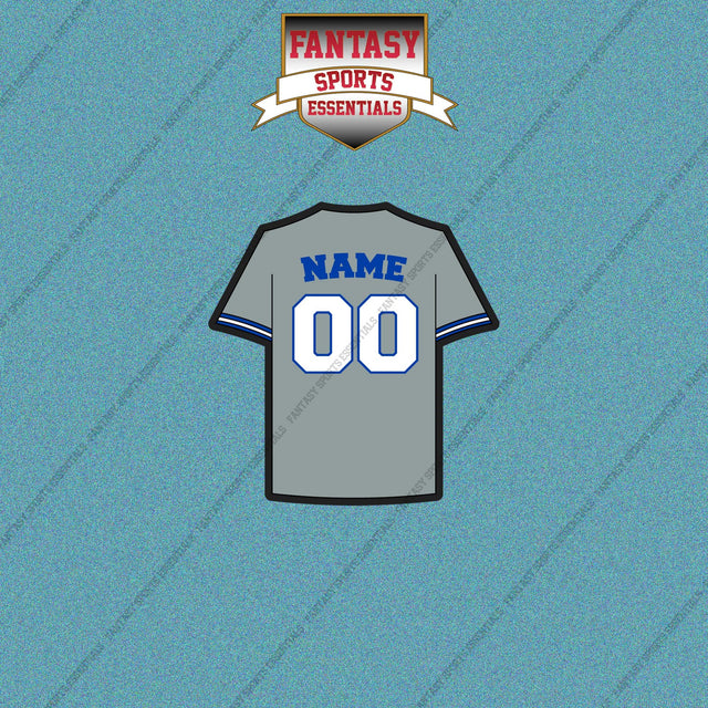 Toronto Blue Jays Personalized Current Away Jersey Car Decals