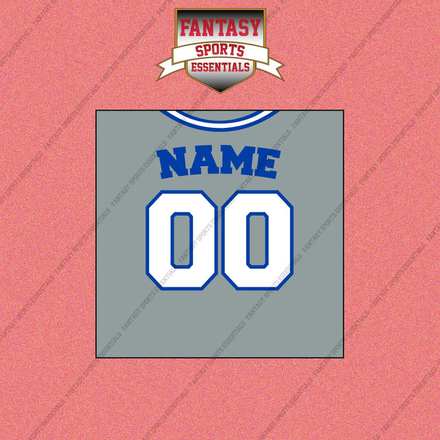 Toronto Blue Jays Personalized Current Away Jersey Wall Art Prints