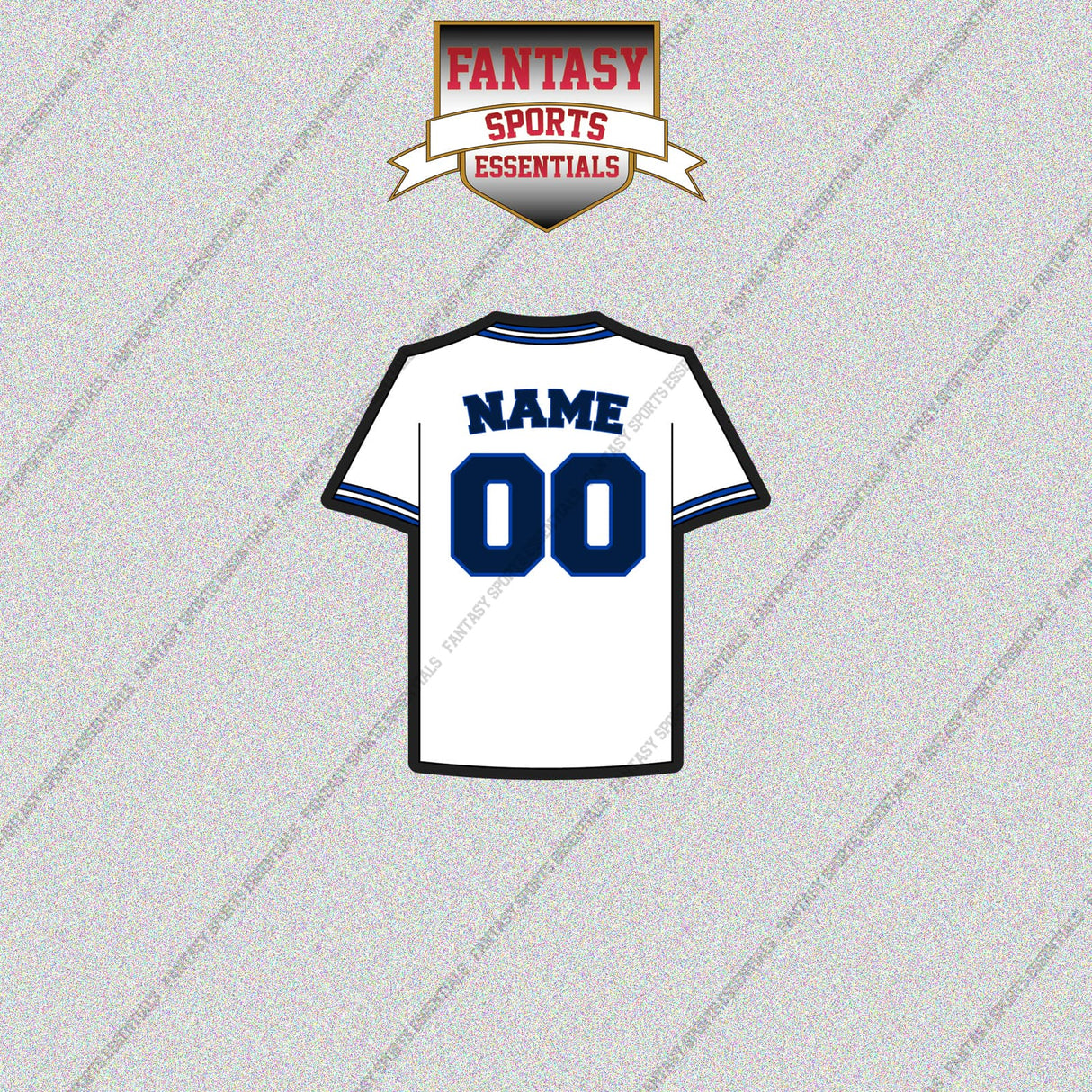 Toronto Blue Jays Personalized Current Home Jersey Glossy Stickers