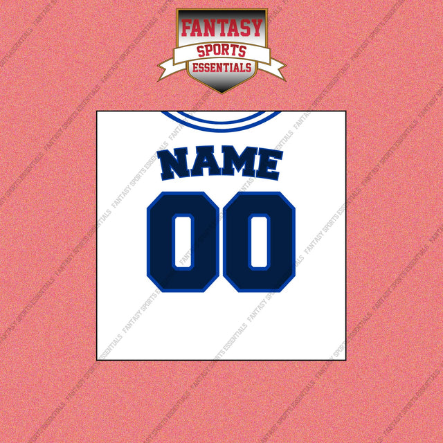 Toronto Blue Jays Personalized Current Home Jersey Wall Art Prints