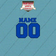 Toronto Blue Jays Personalized Current Name and Number Car Decals