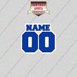 Toronto Blue Jays Personalized Current Name and Number Glossy Stickers