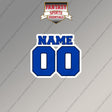 Toronto Blue Jays Personalized Current Name and Number Magnets