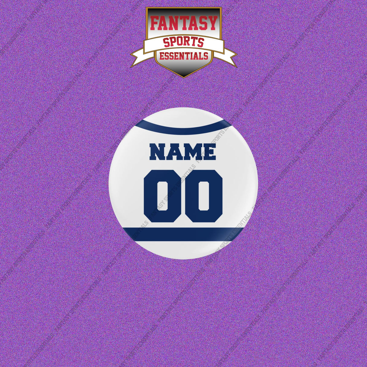 Toronto Maple Leafs Personalized Current Away Jersey Buttons