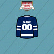 Toronto Maple Leafs Personalized Current Home Jersey Car Decals