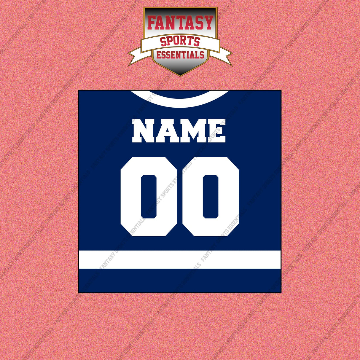 Toronto Maple Leafs Personalized Current Home Jersey Wall Art Prints