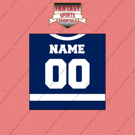 Toronto Maple Leafs Personalized Current Home Jersey Wall Art Prints