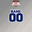 Toronto Maple Leafs Personalized Current Name and Number Magnets