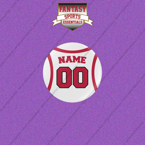 Toronto Raptors Personalized Current Away Jersey Buttons