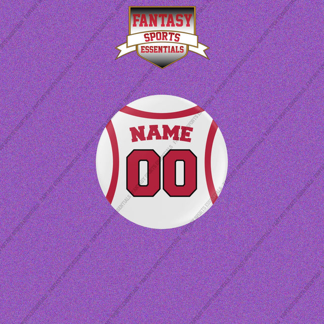 Toronto Raptors Personalized Current Away Jersey Buttons