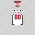 Toronto Raptors Personalized Current Away Jersey Glossy Stickers