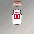 Toronto Raptors Personalized Current Away Jersey Magnets