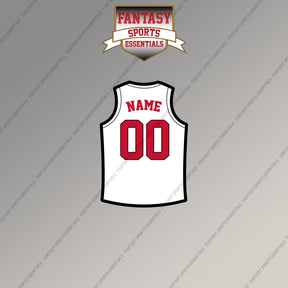 Toronto Raptors Personalized Current Away Jersey Magnets