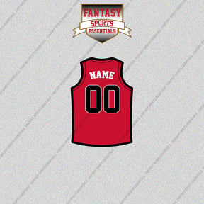 Toronto Raptors Personalized Current Home Jersey Glossy Stickers