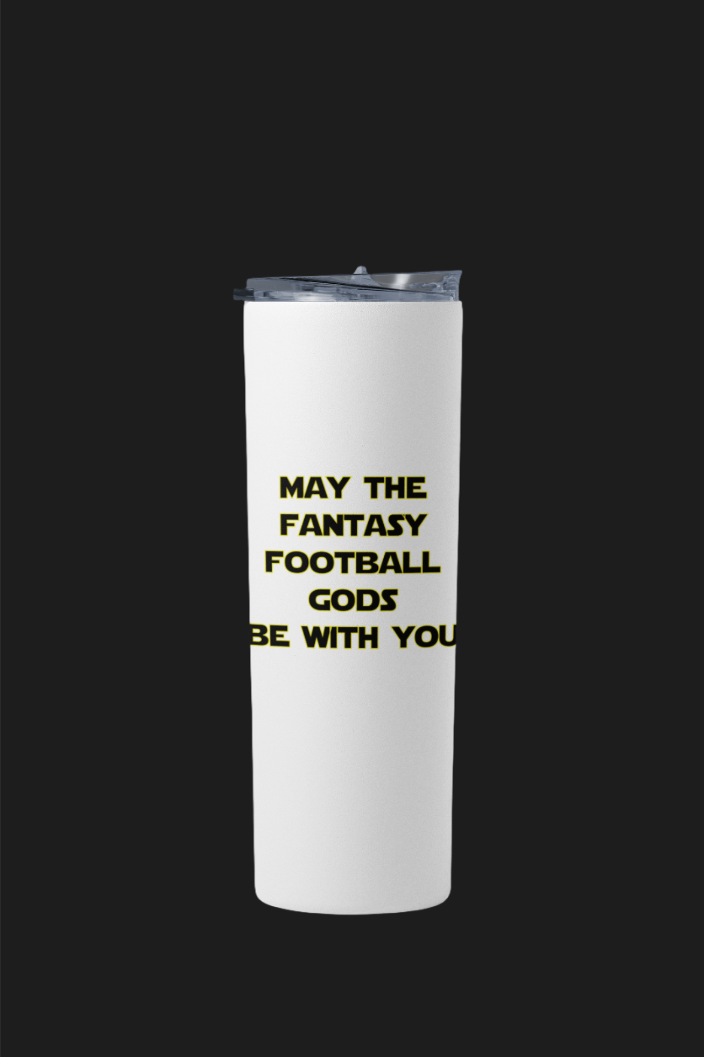 Fantasy Sports Essentials Exclusive May The Fantasy Football Gods Be With You 20 oz Tumbler