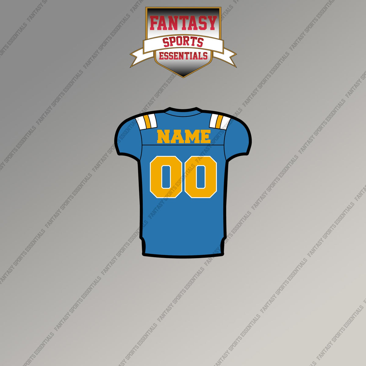 UCLA Bruins Football Personalized Current Home Jersey Magnets