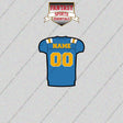 UCLA Bruins Football Personalized Home Jersey Glossy Stickers