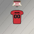 UIW Cardinals Football Personalized Current Home Jersey Magnets