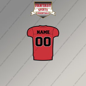 UIW Cardinals Football Personalized Current Home Jersey Magnets