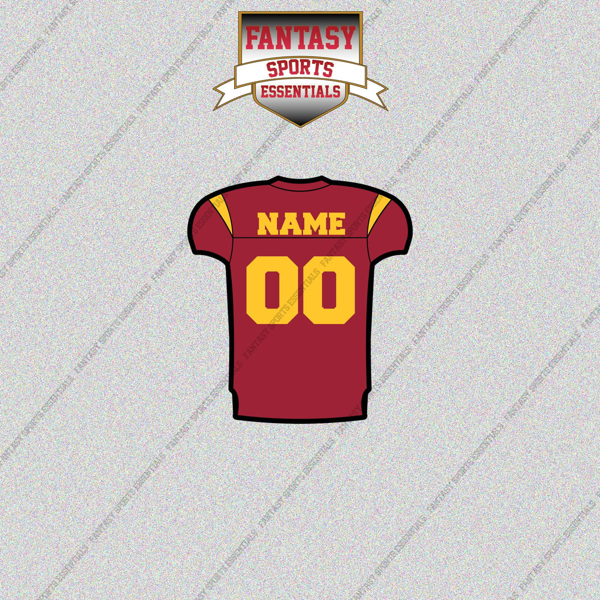 USC Trojans Football Personalized Home Jersey Glossy Stickers