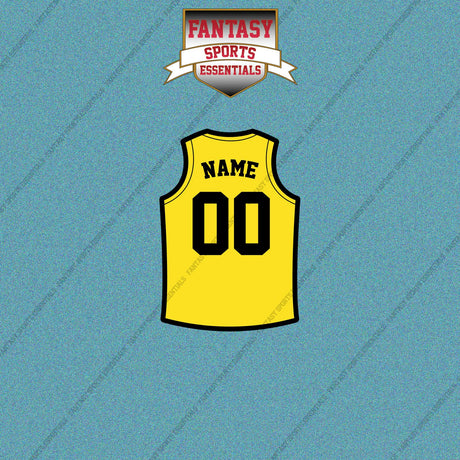 Utah Jazz Personalized Current Home Jersey Car Decals