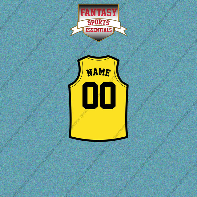 Utah Jazz Personalized Current Home Jersey Car Decals