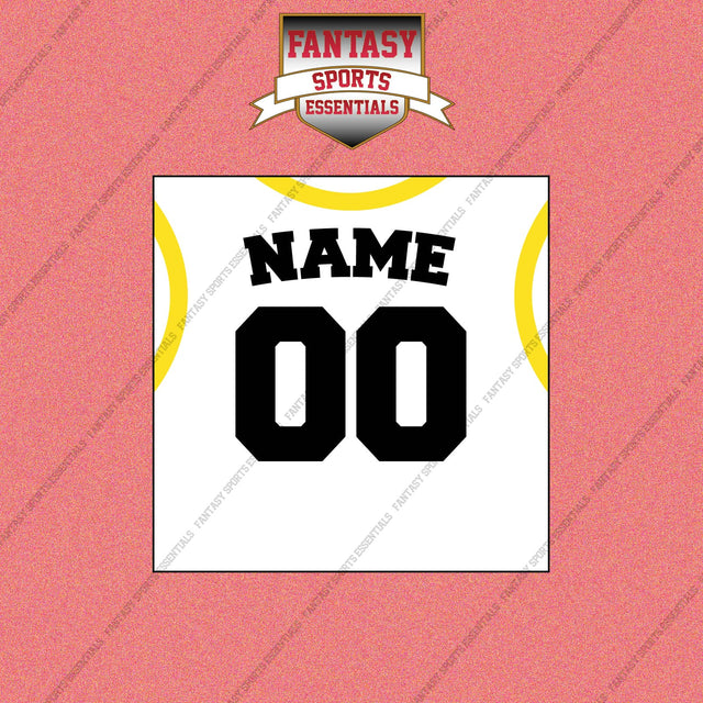 Utah Jazz Personalized Current Away Jersey Wall Art Prints