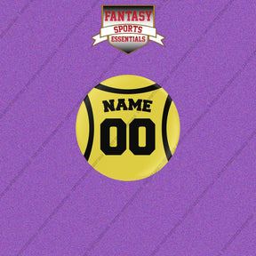 Utah Jazz Personalized Current Home Jersey Buttons