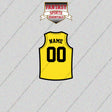 Utah Jazz Personalized Current Home Jersey Glossy Stickers