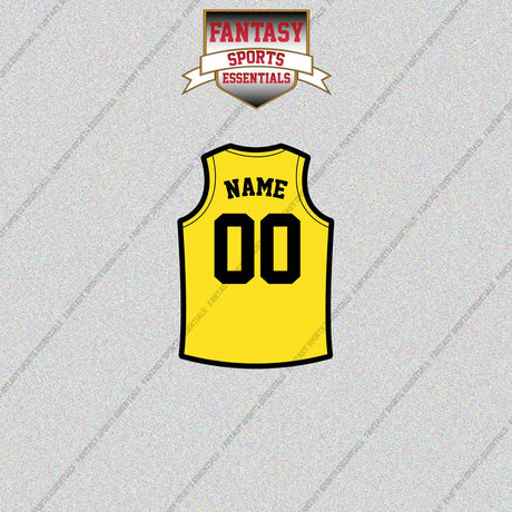 Utah Jazz Personalized Current Home Jersey Glossy Stickers
