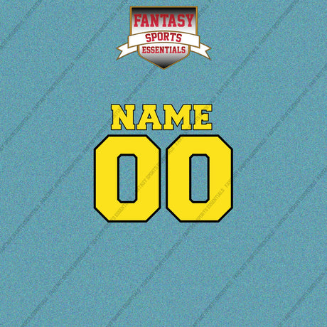 Utah Jazz Personalized Current Name and Number Car Decals