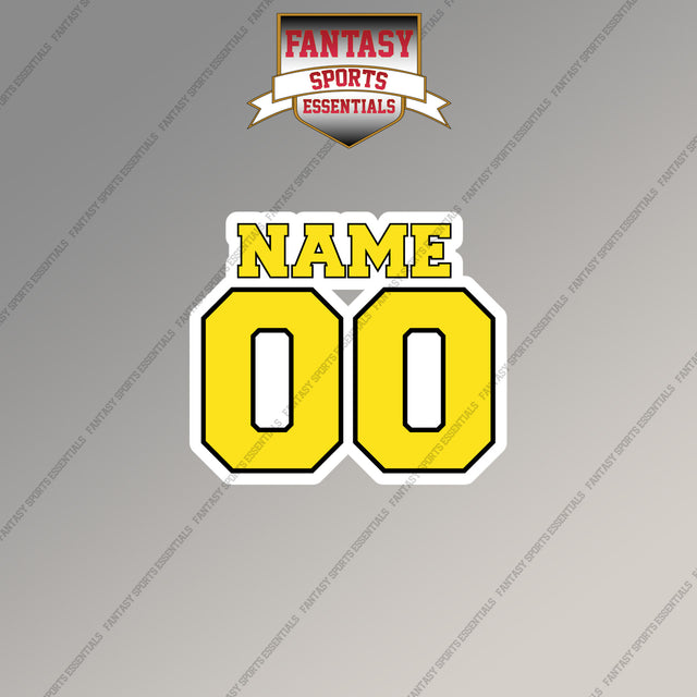 Utah Jazz Personalized Current Name and Number Magnets