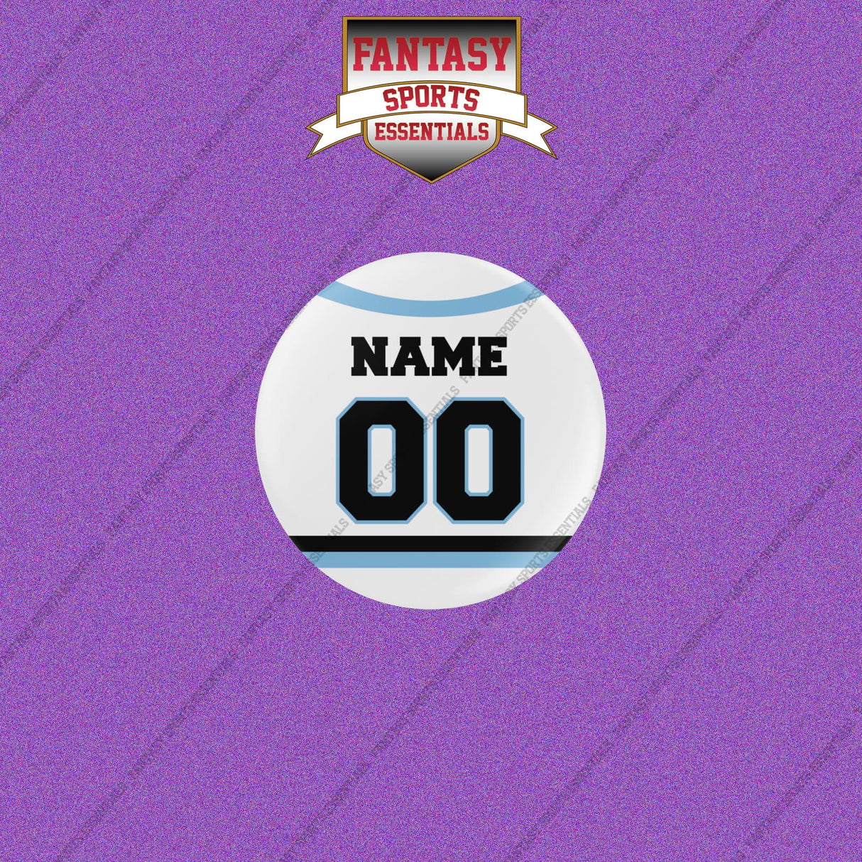 Utah Mammoth Personalized Current Away Jersey Buttons