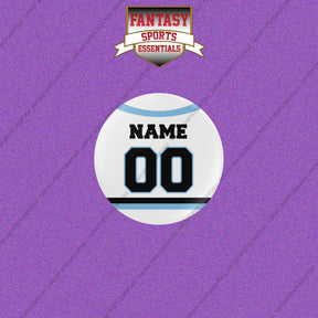 Utah Mammoth Personalized Current Away Jersey Buttons