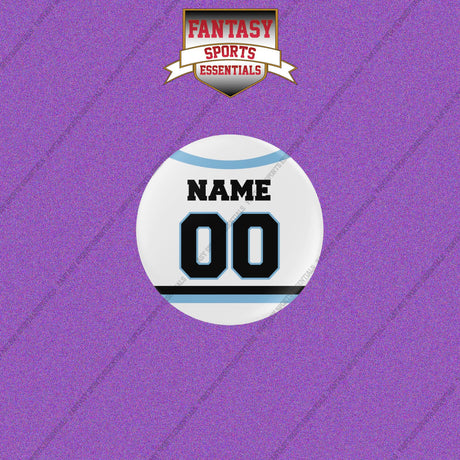 Utah Mammoth Personalized Current Away Jersey Buttons