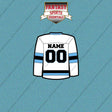 Utah Mammoth Personalized Current Away Jersey Car Decals