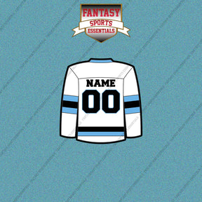 Utah Mammoth Personalized Current Away Jersey Car Decals