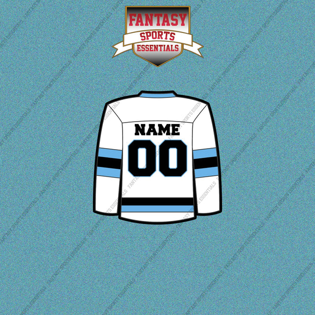 Utah Mammoth Personalized Current Away Jersey Car Decals