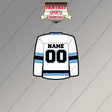Utah Mammoth Personalized Current Away Jersey Magnets