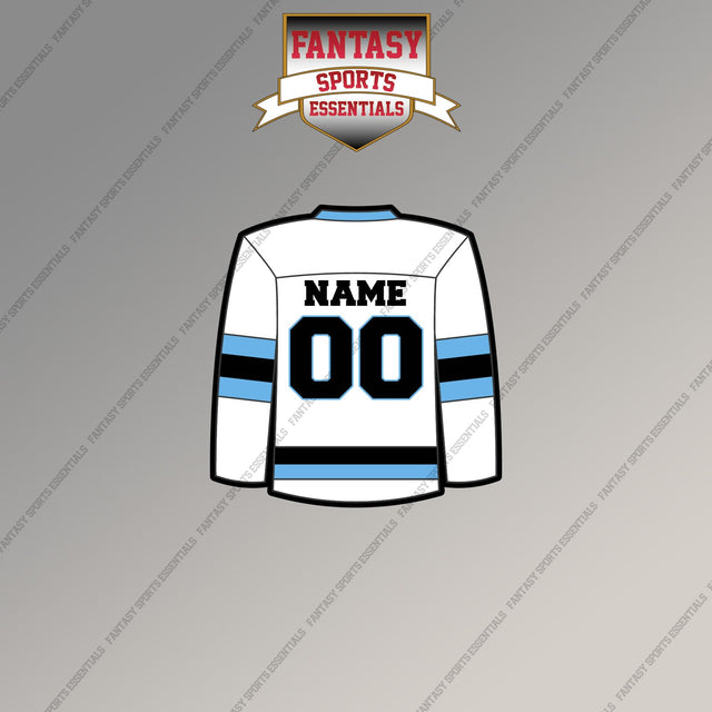 Utah Mammoth Personalized Current Away Jersey Magnets
