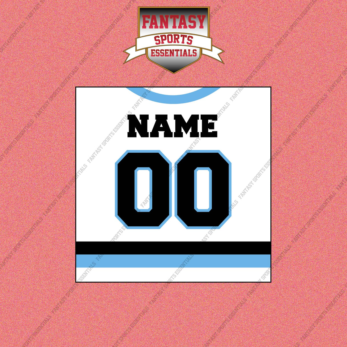 Utah Mammoth Personalized Current Away Jersey Wall Art Prints