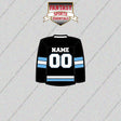 Utah Mammoth Personalized Current Home Jersey Glossy Stickers
